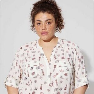 The Office Harper Georgette Blouse - Size 1